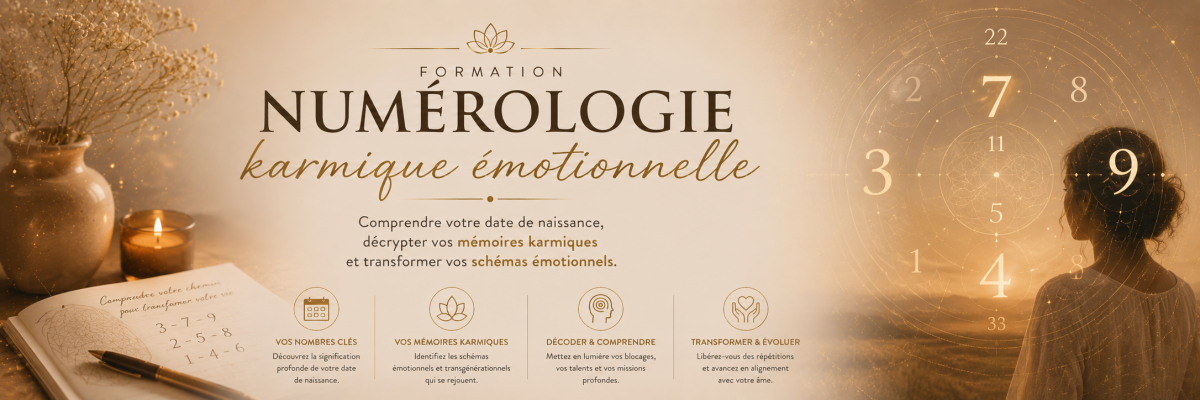 formation numérologie karmique émotionnelle - centre de formation Eliricdaozen -